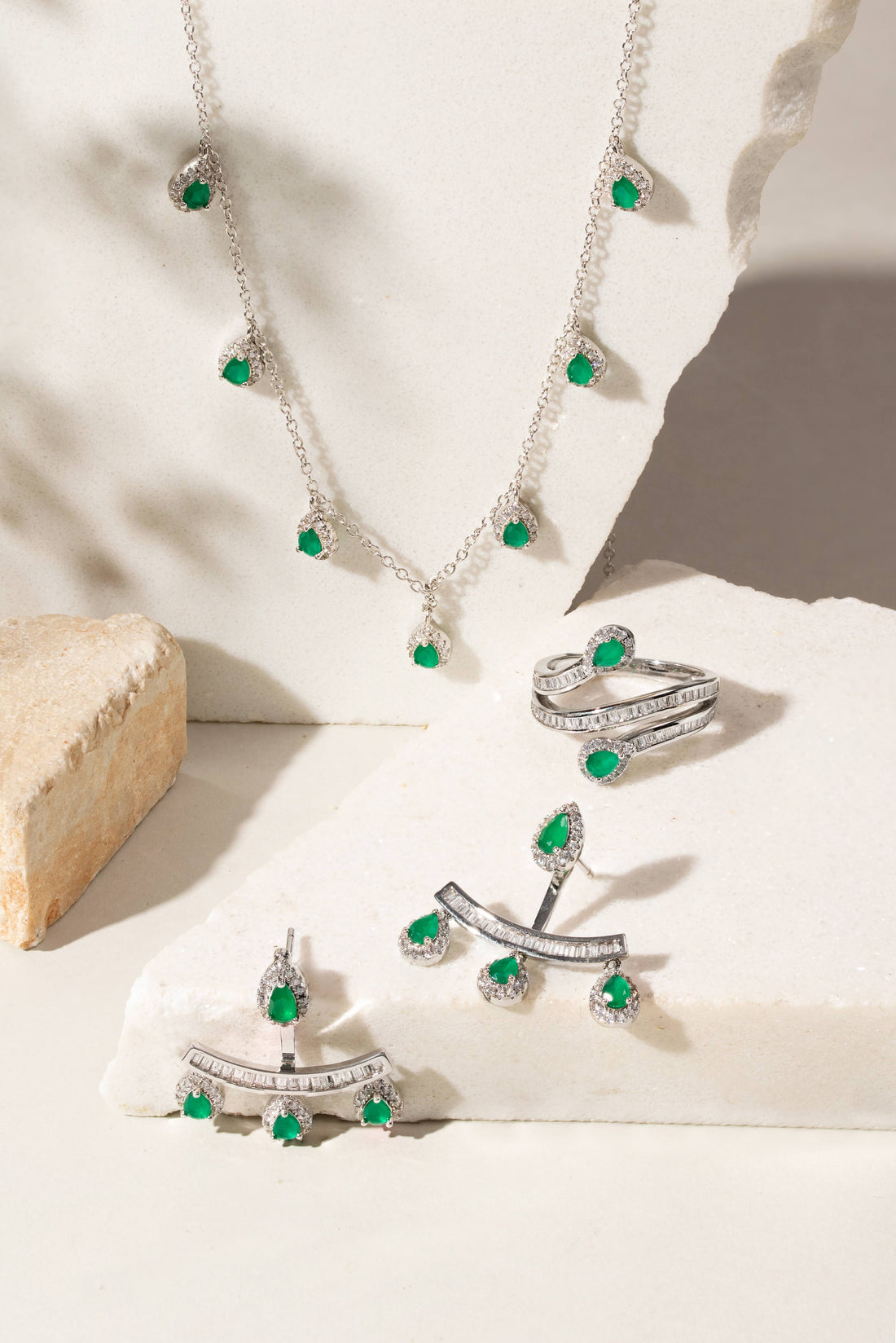 Emerald Crystal Necklace