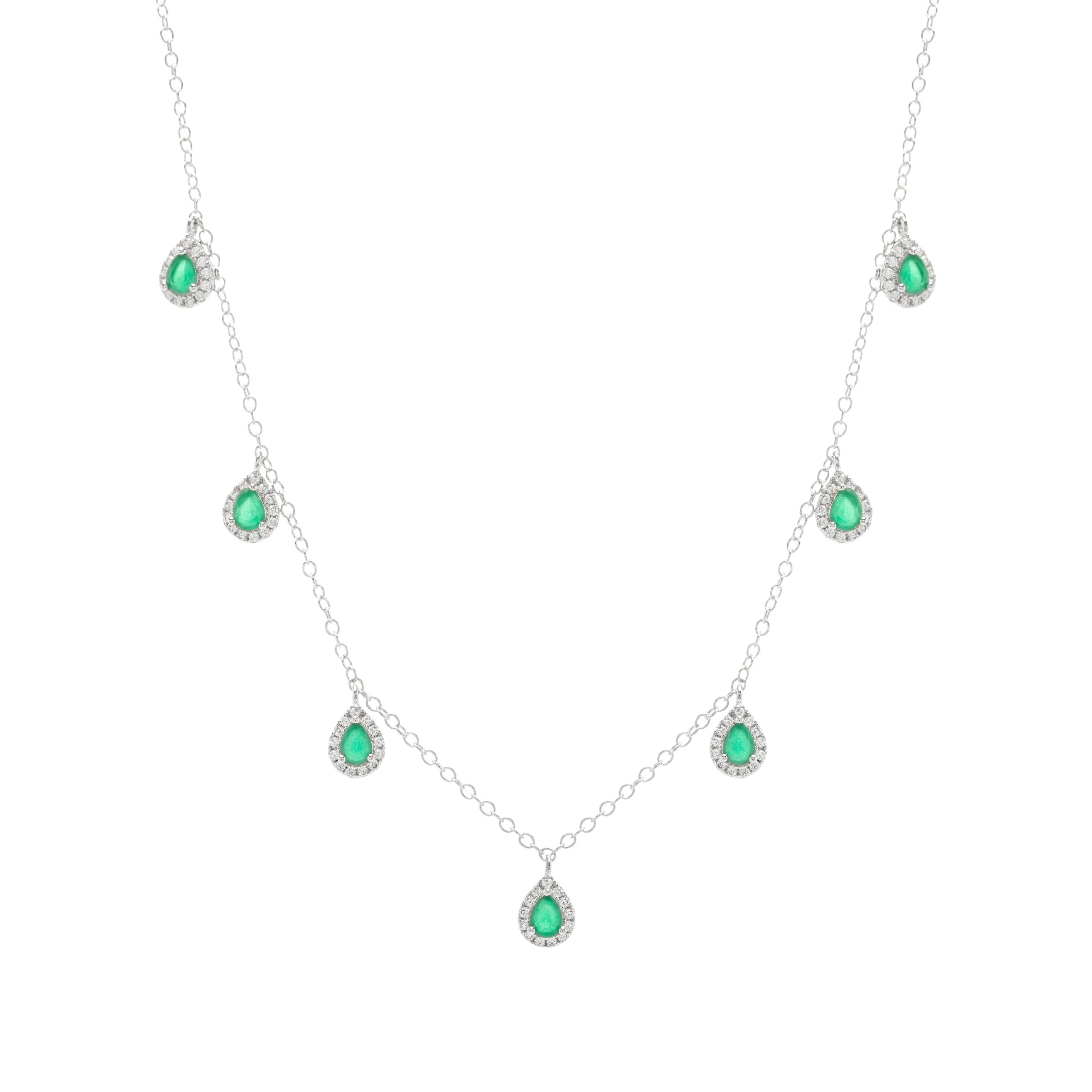 Emerald Crystal Necklace