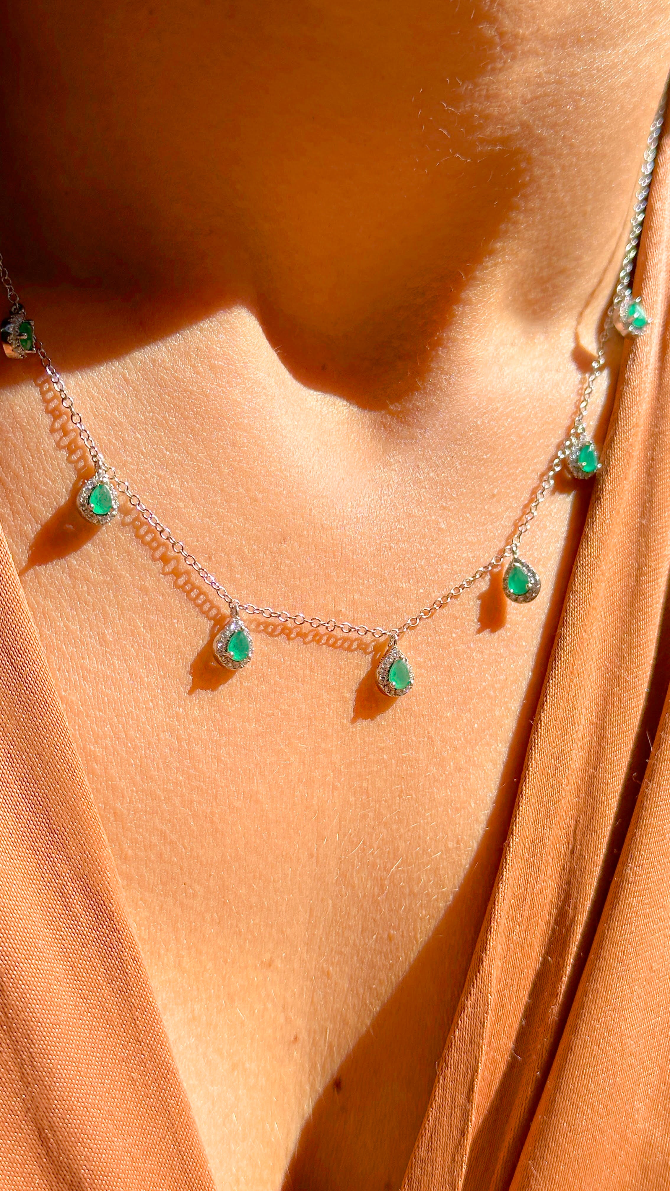 Emerald Crystal Necklace