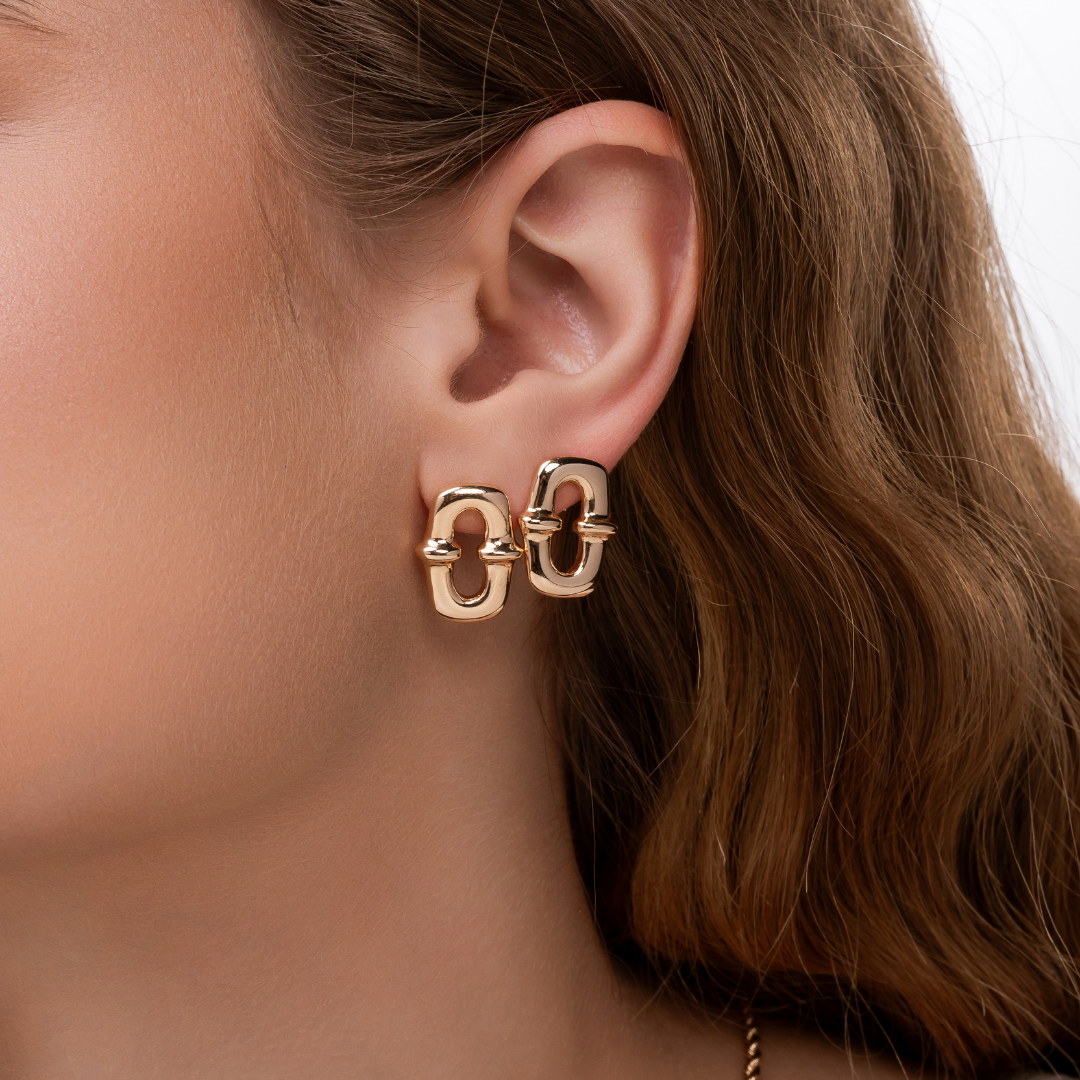 Modern rectangular Earring