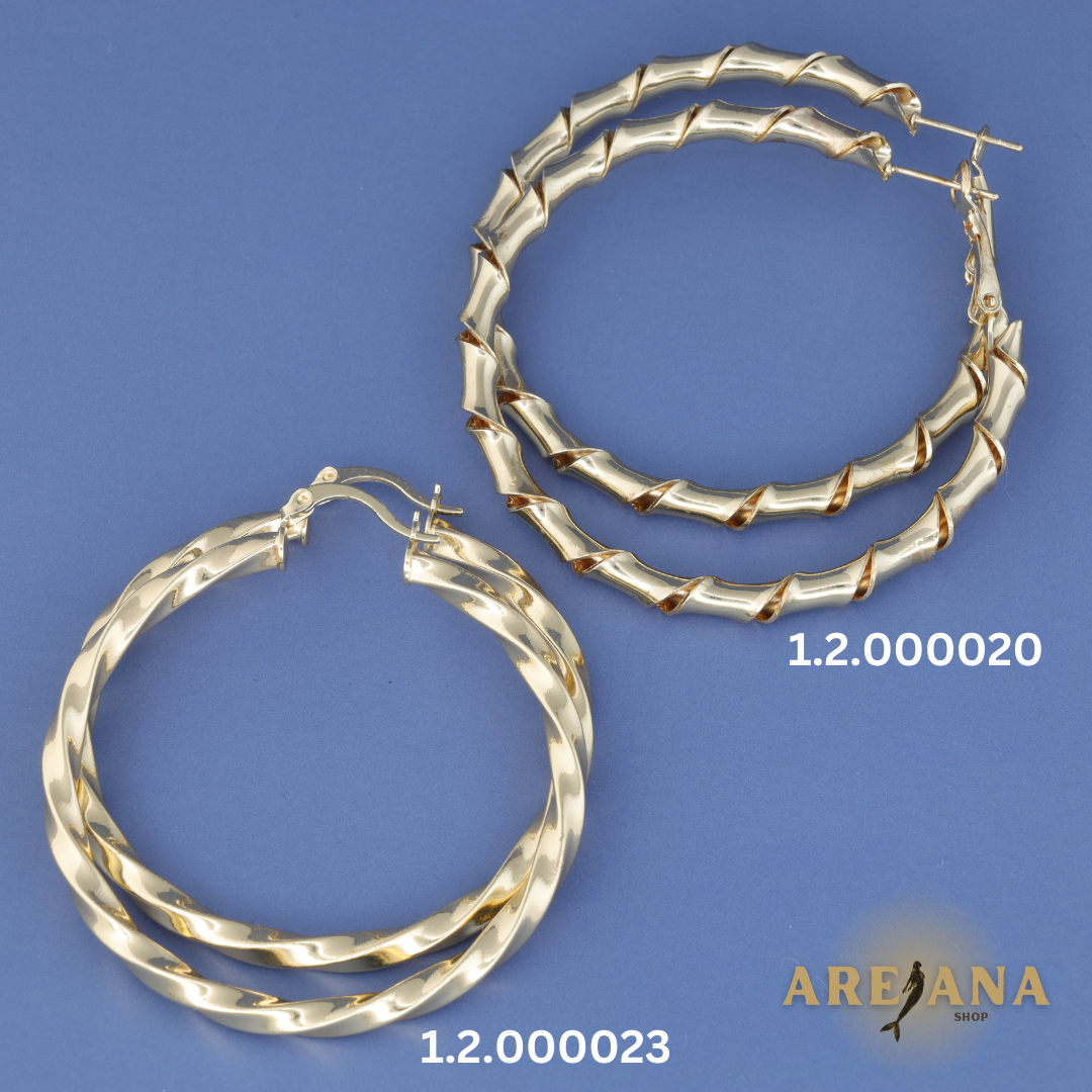 8 Large Different Hoops