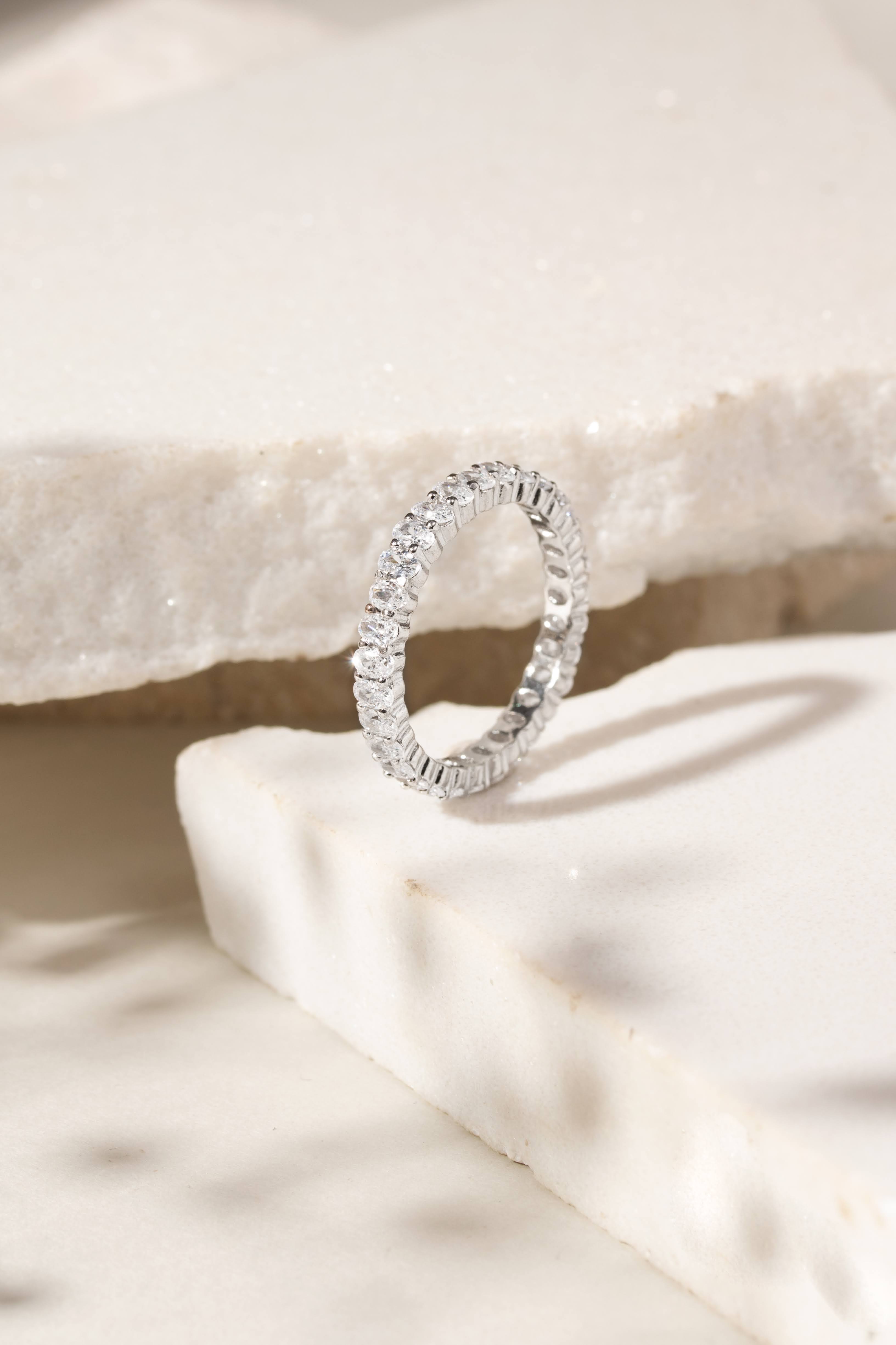 Full-band 925 Sterling Silver Ring