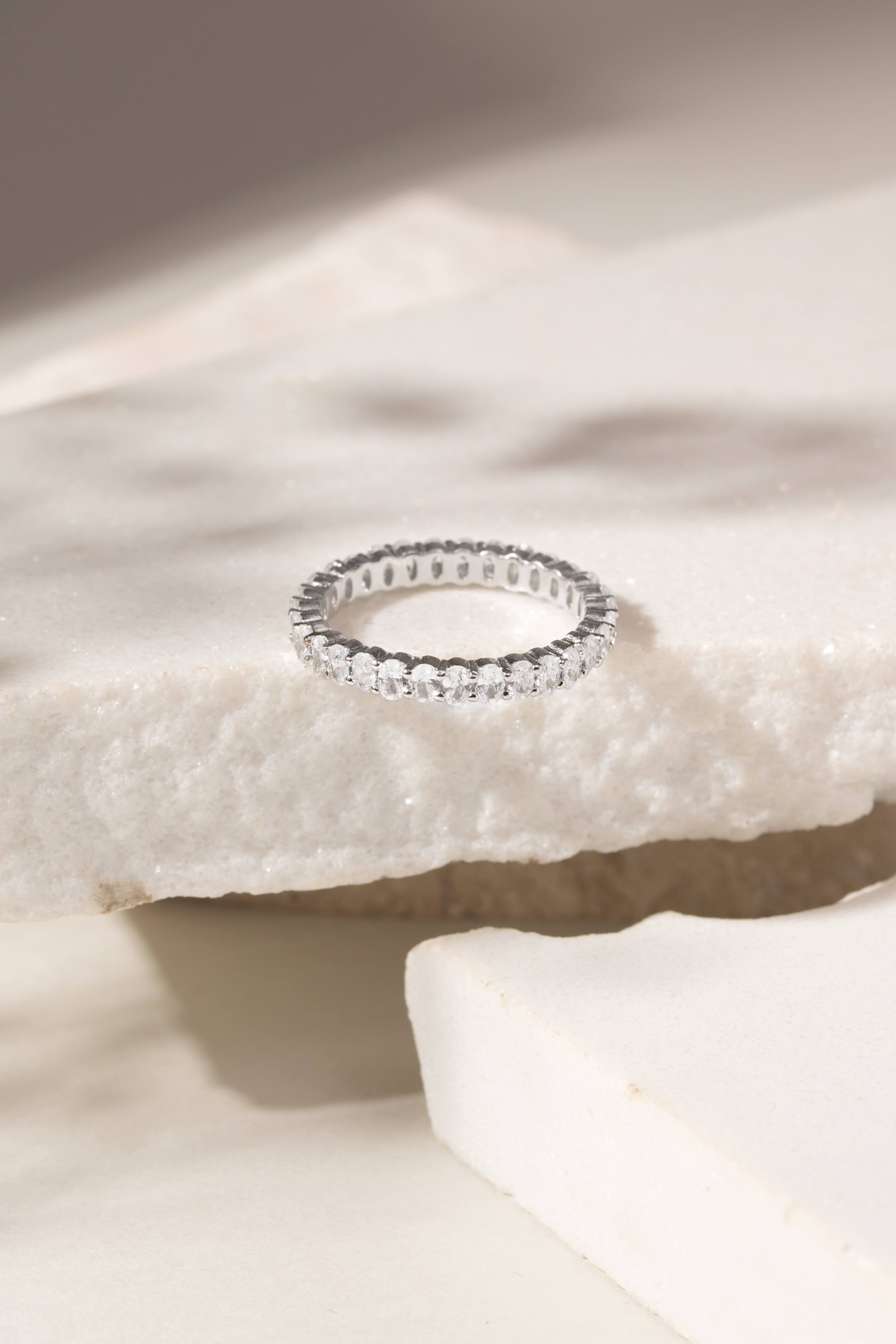 Full-band 925 Sterling Silver Ring
