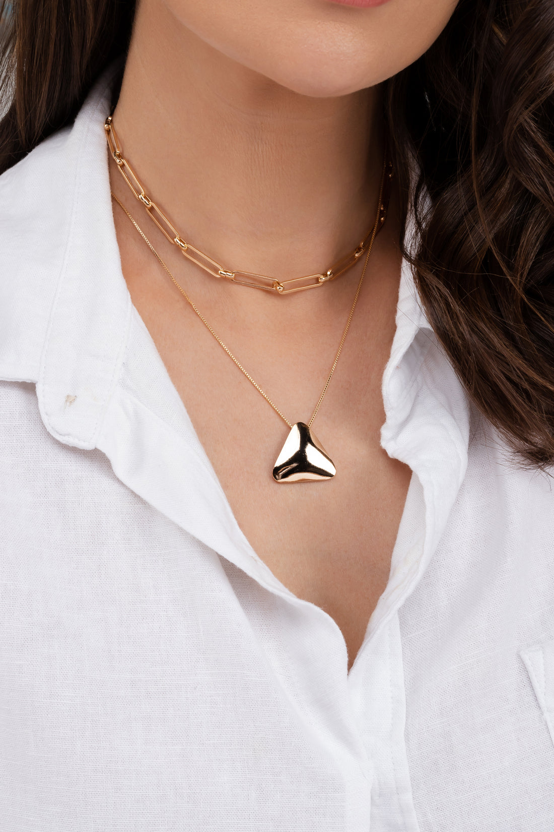Triangle necklace