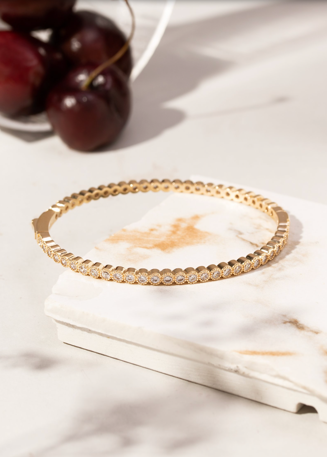 Bubbles White Zirconia Bracelet