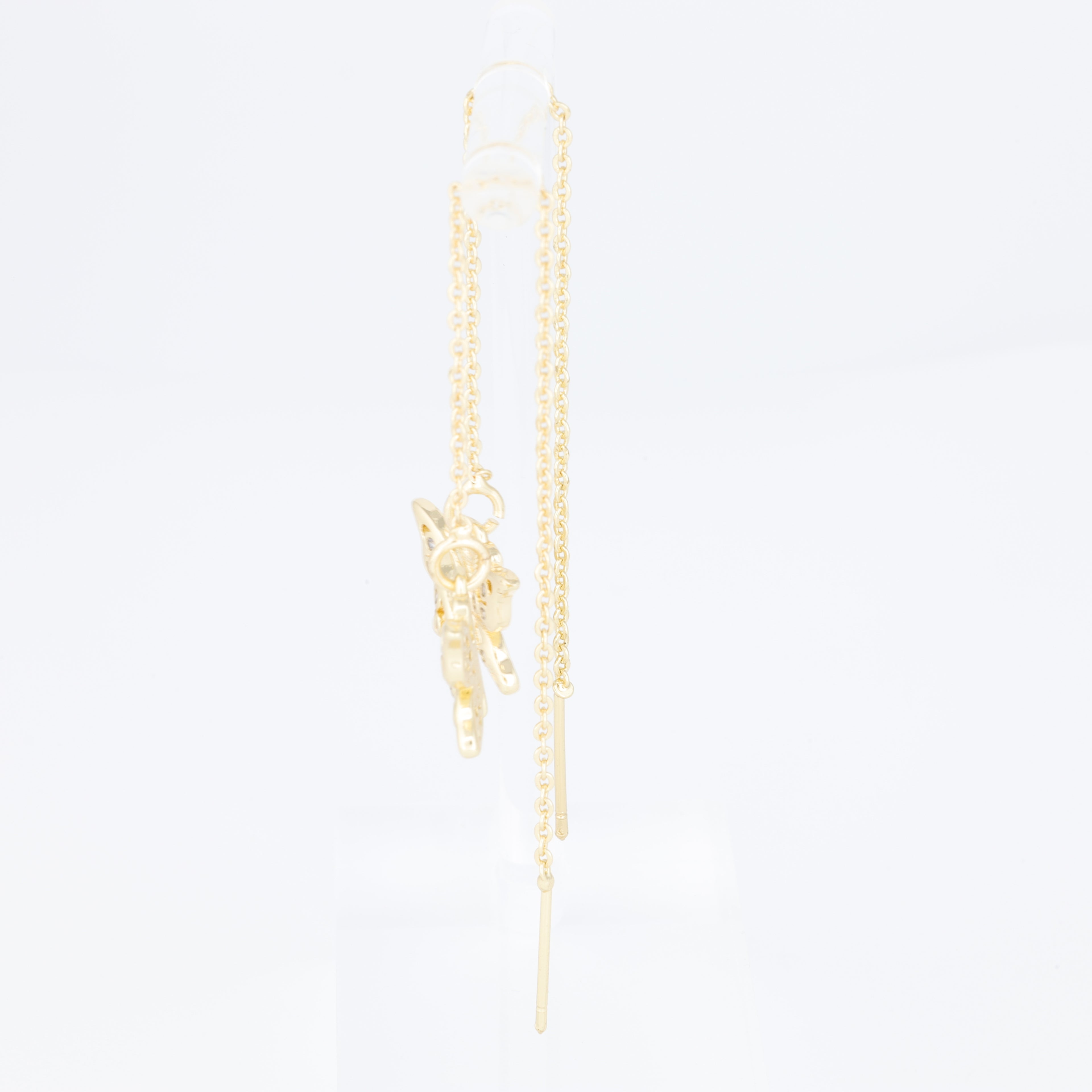 Threader Earrings Butterfly Design