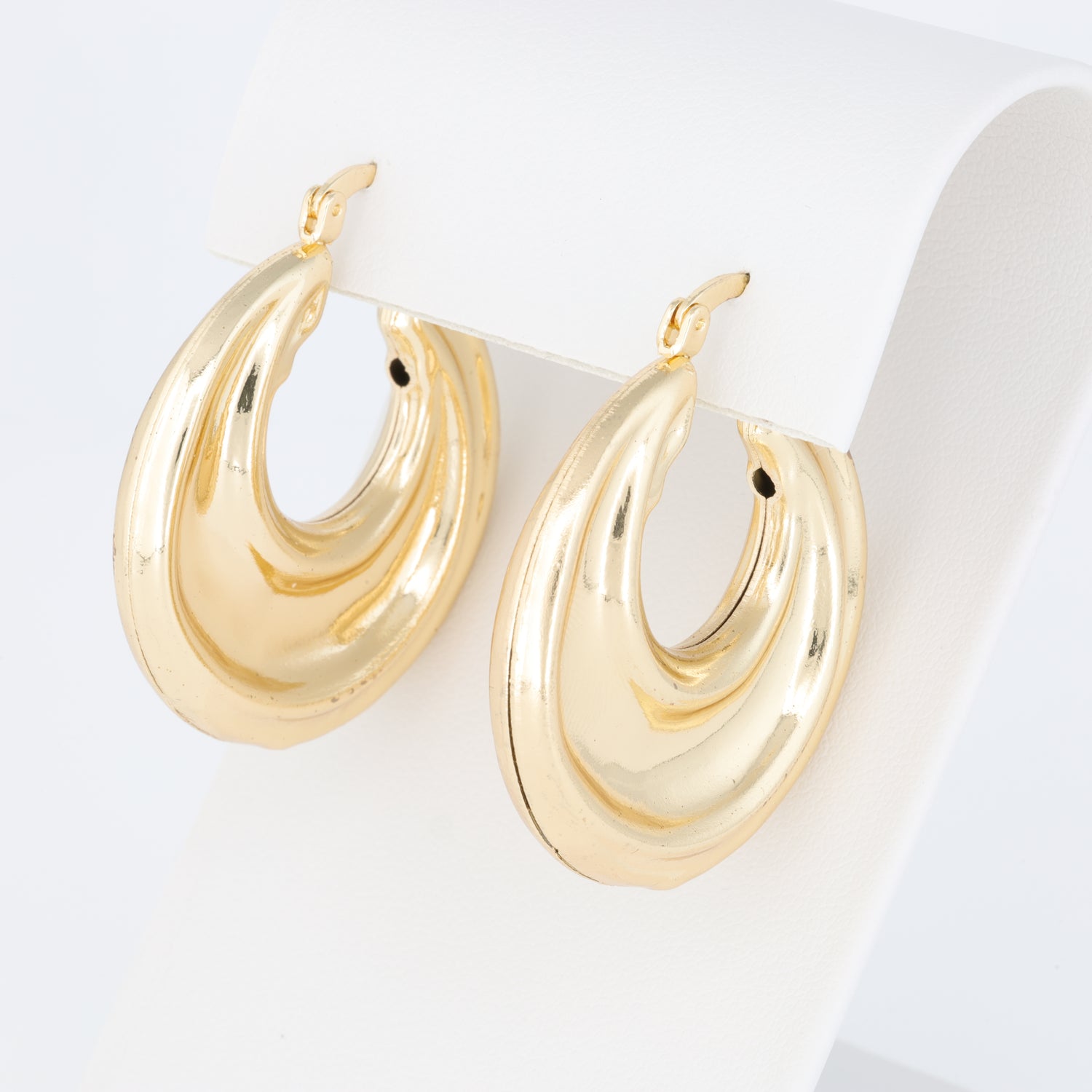 Hoop Earring With Different Texture