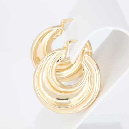 Hoop Earring With Different Texture