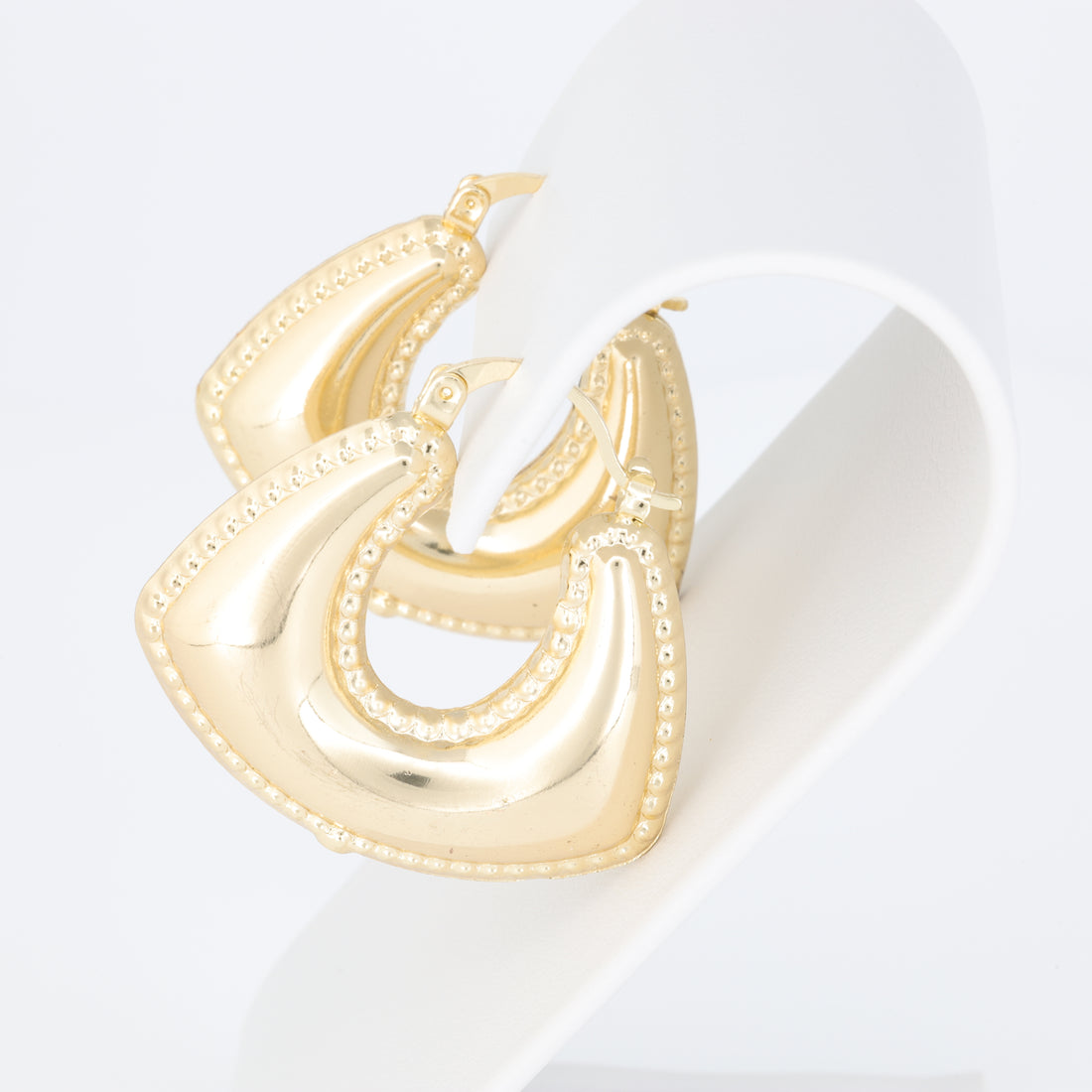 Square hoop earring