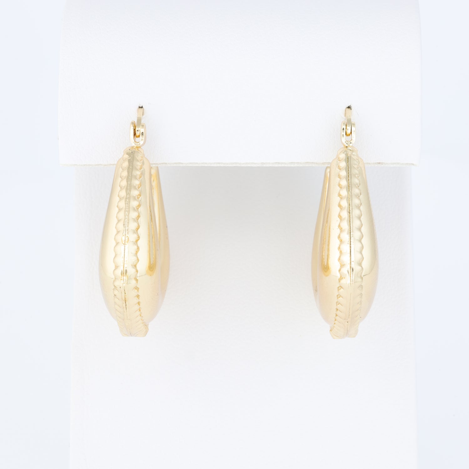 Square hoop earring