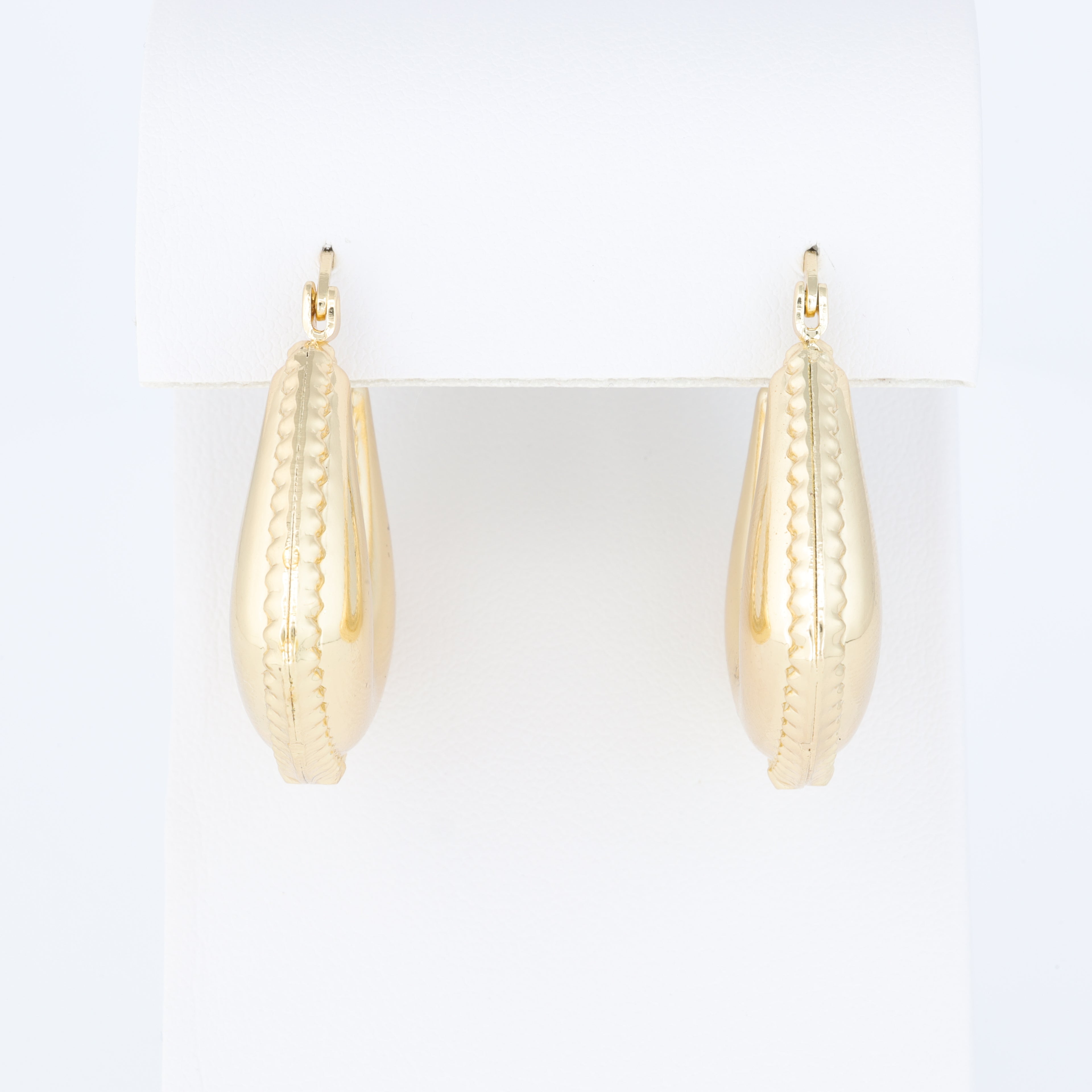Square hoop earring