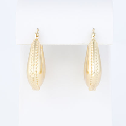Square hoop earring