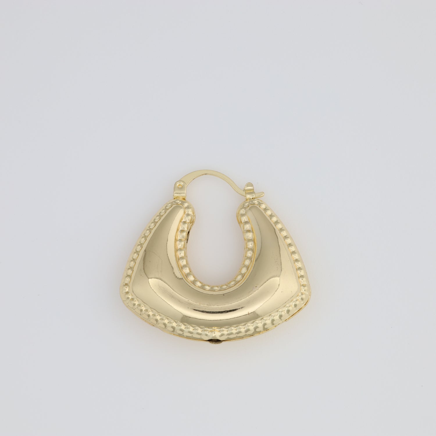 Square hoop earring