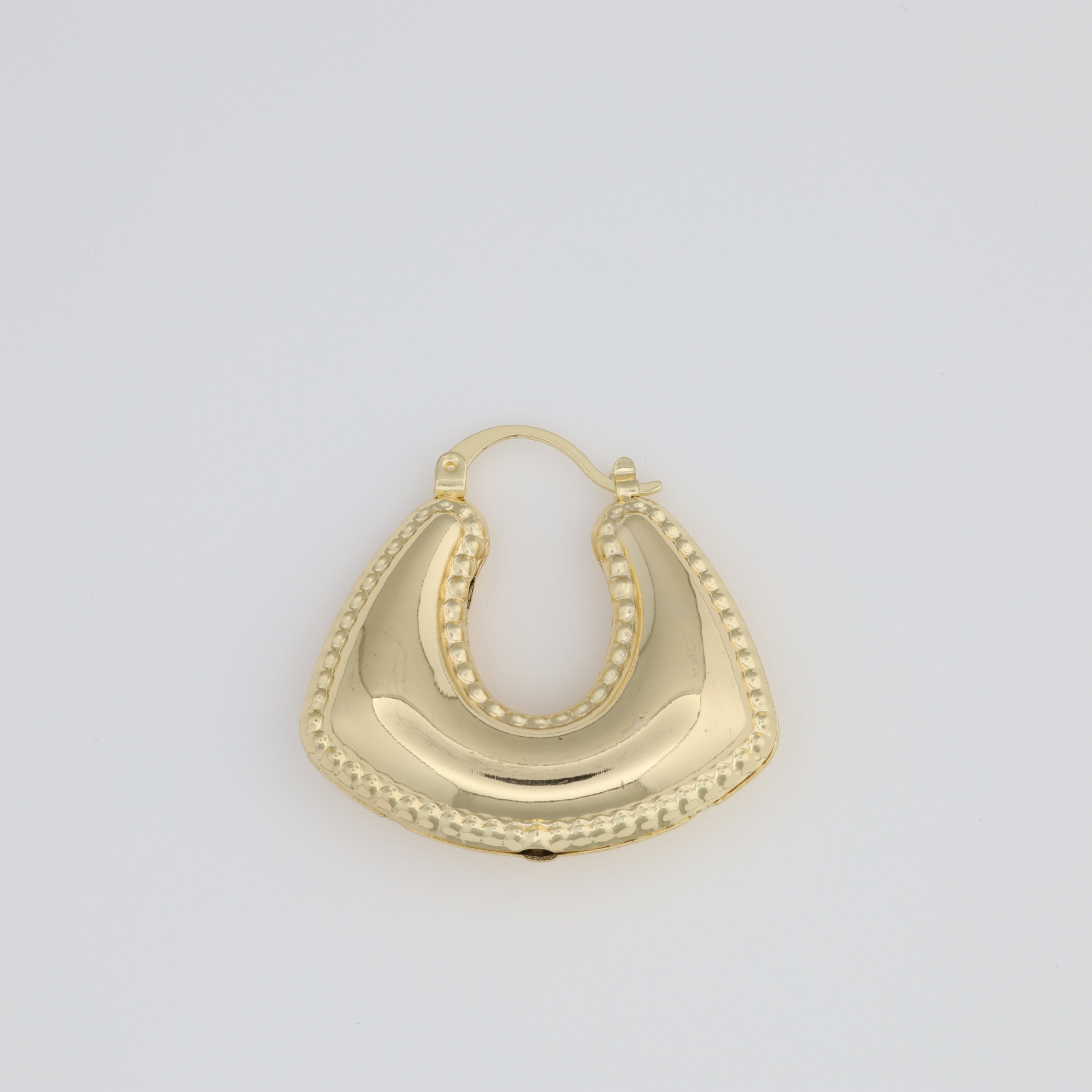 Square hoop earring
