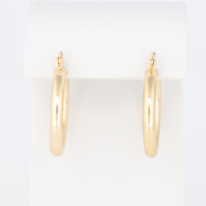 Classic Plain Hoop Earring