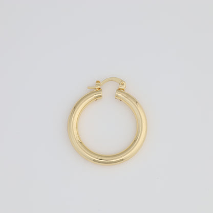 Classic Plain Hoop Earring