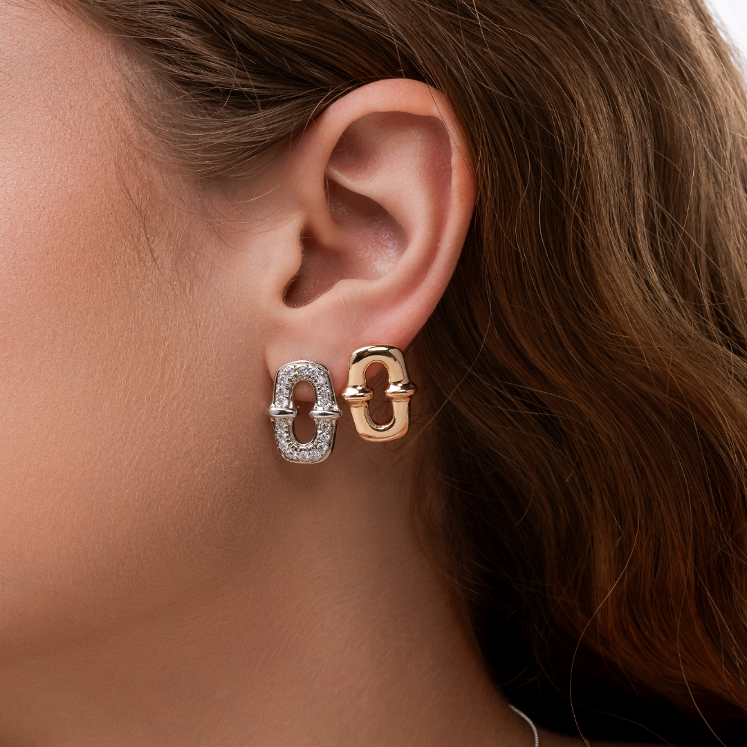 Modern rectangular Earring