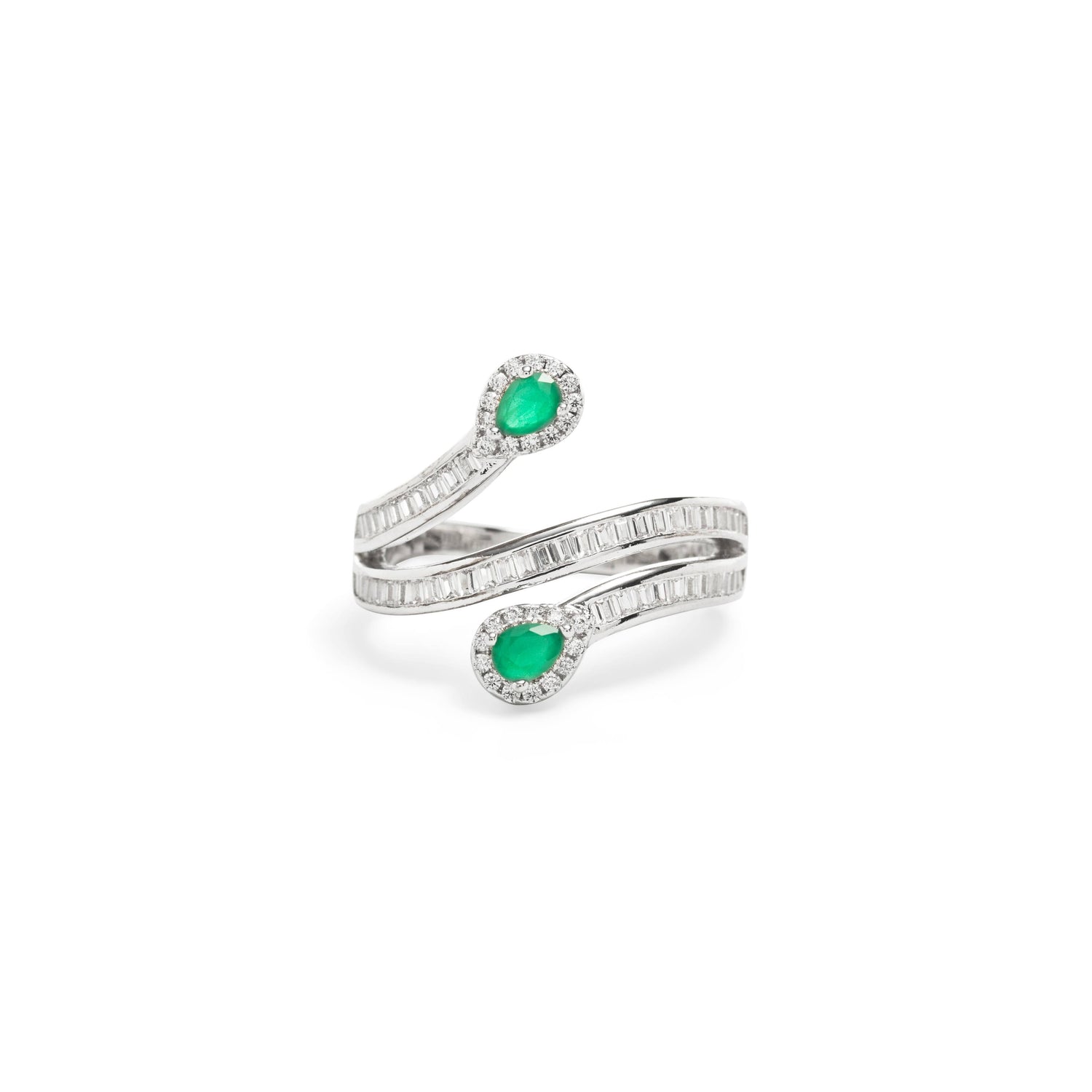 Emerald Crystal Ring