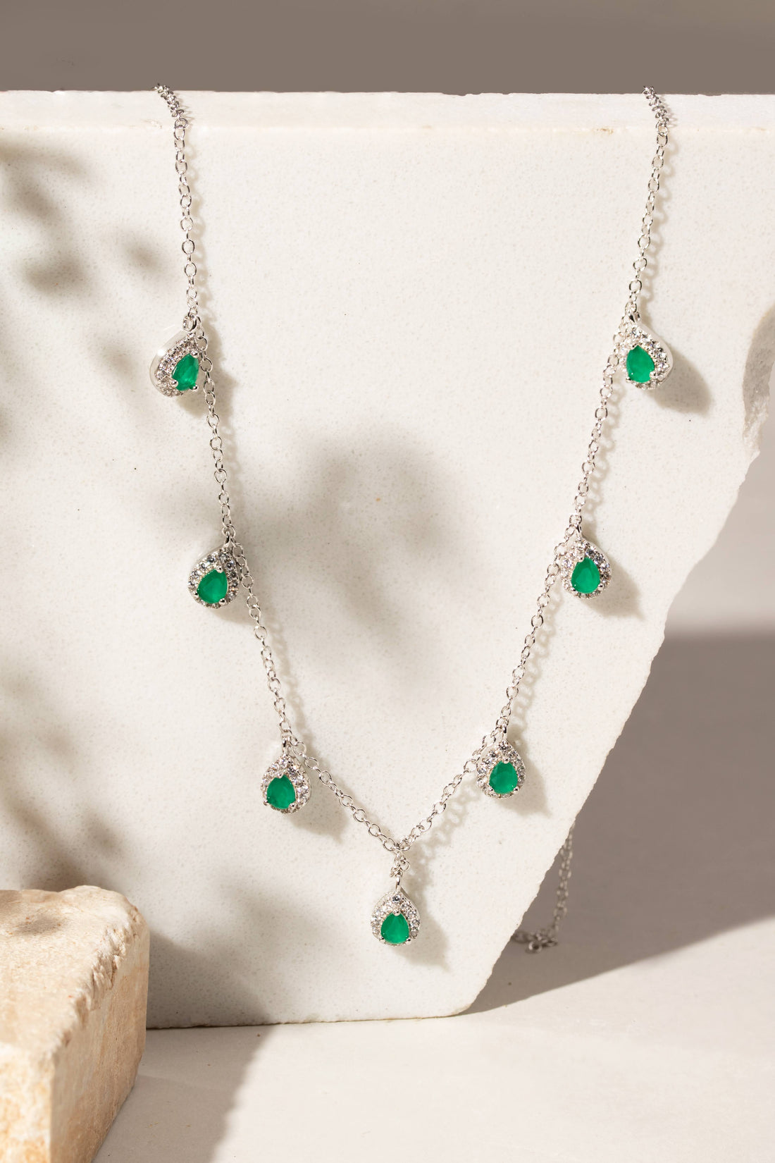 Emerald Crystal Necklace