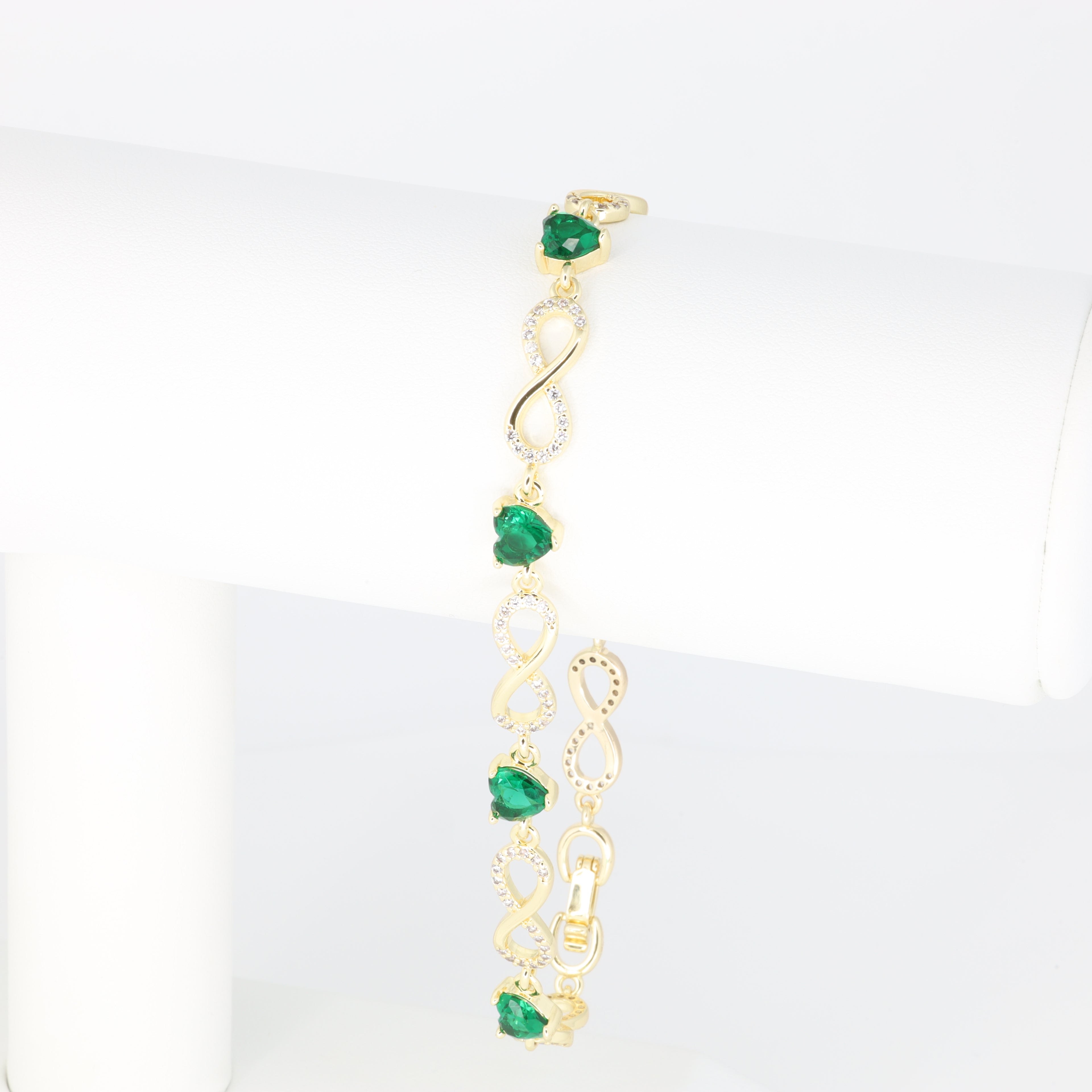 Green Infinity Bracelet
