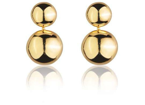Two-in-one ball earring