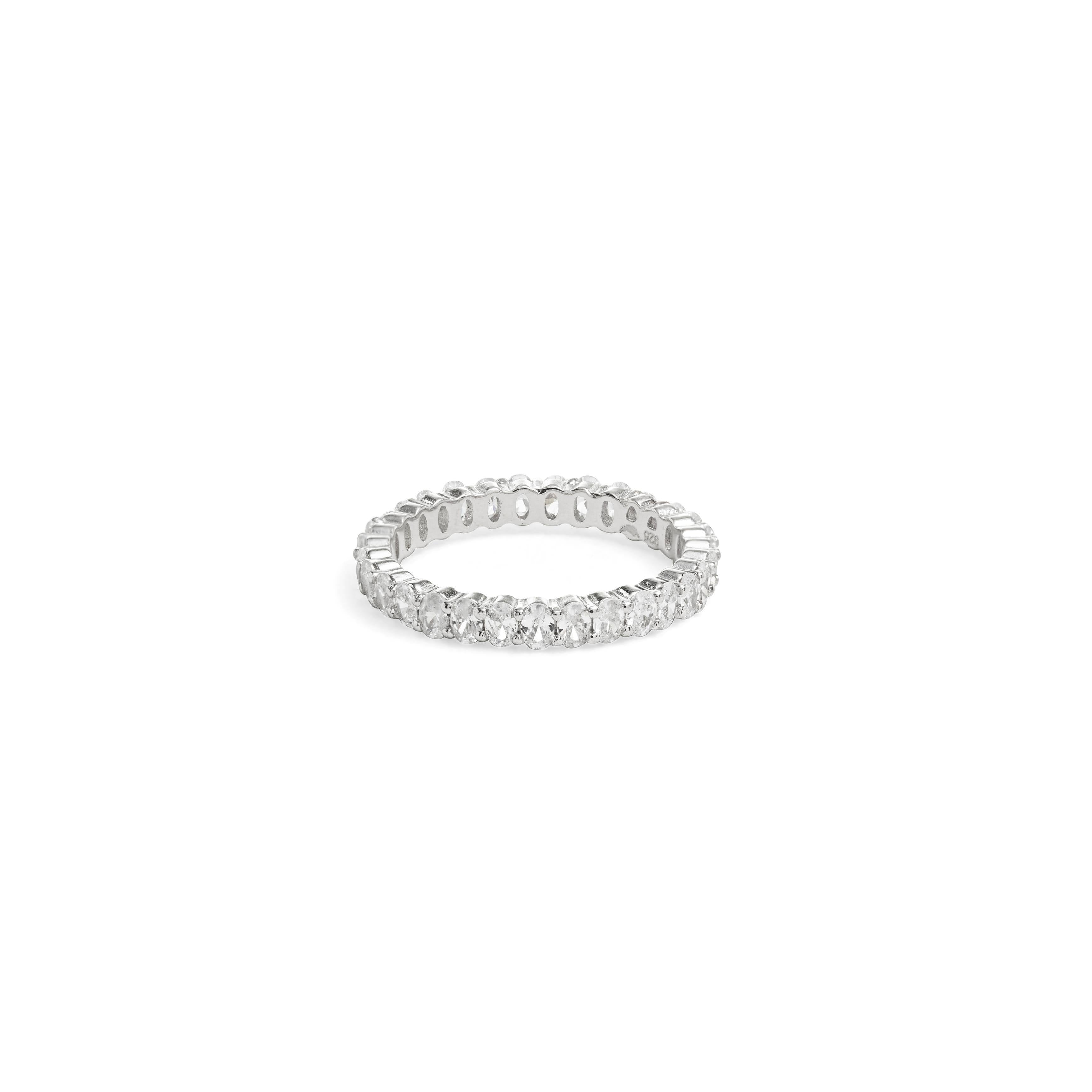 Full-band  925 Sterling Silver Ring
