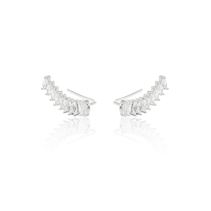 925 Sterling Silver Marquise Ear Cuf