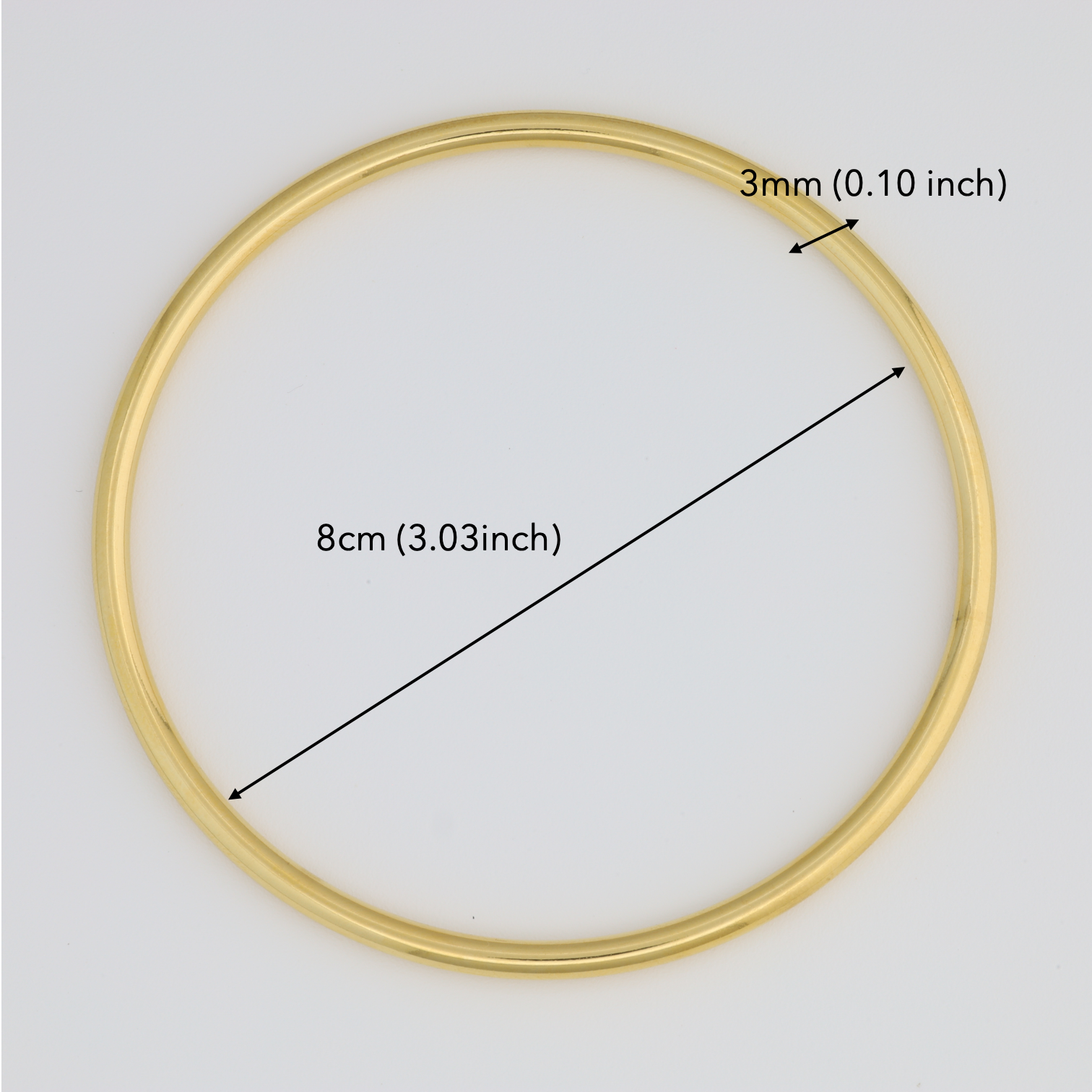 Plain Bangle Bracelet