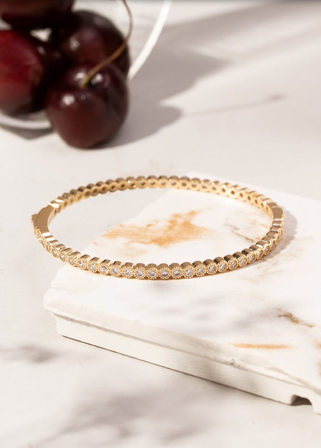 Bubbles White Zirconia Bracelet