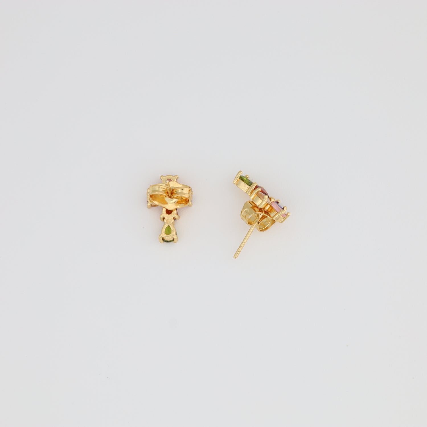 Colored Cross Earring