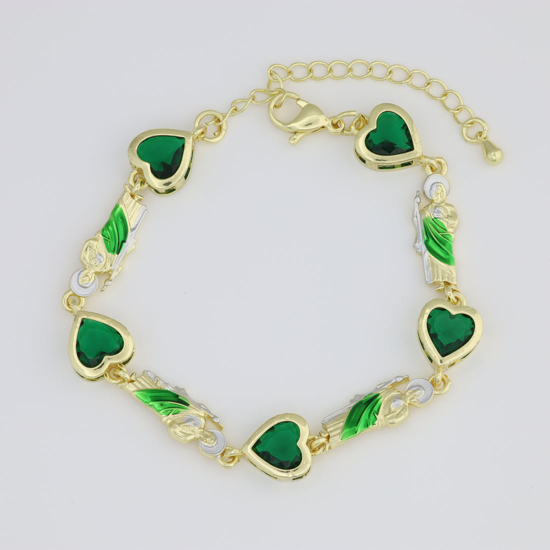 Green Saint Jude Bracelet