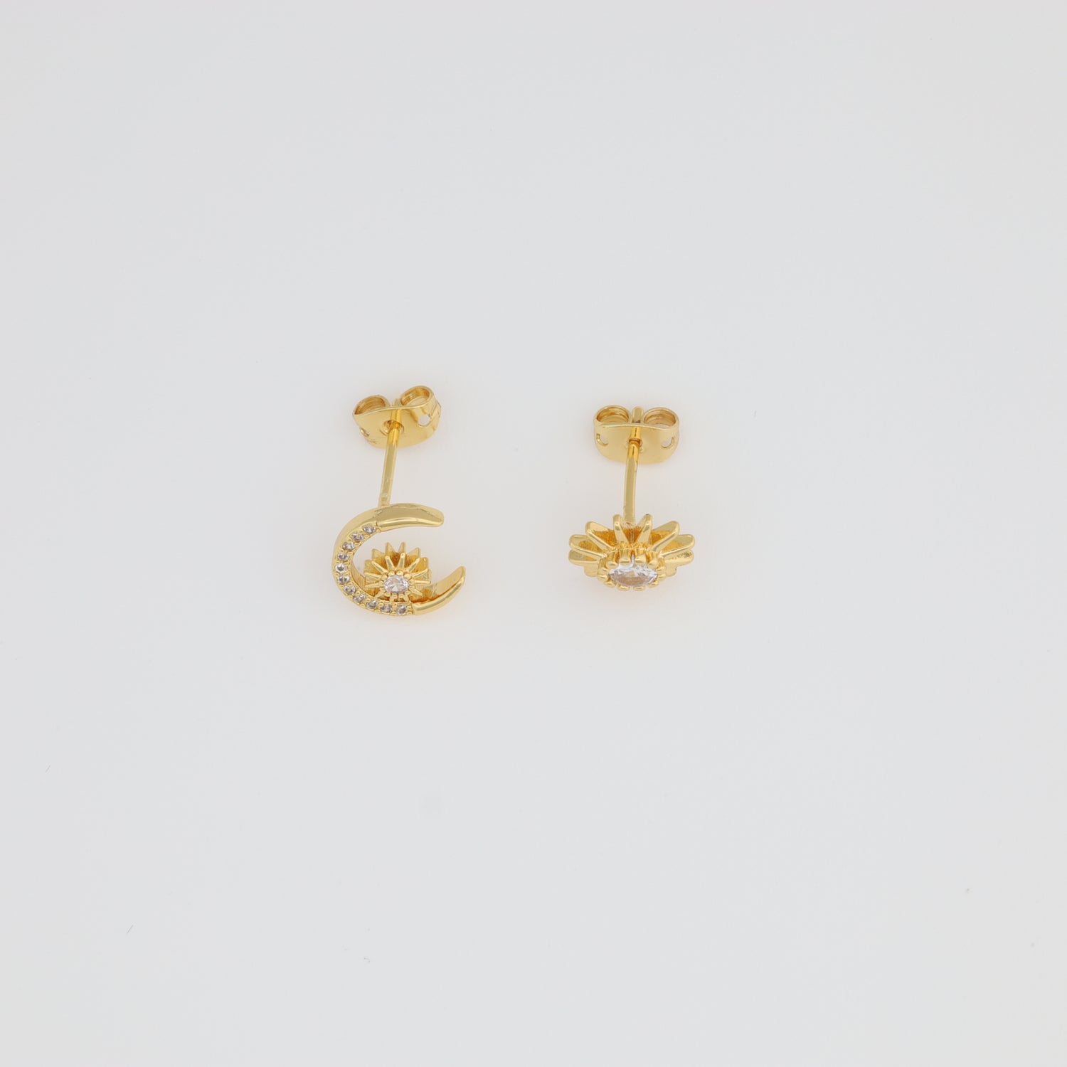 Star And Moon Earrings