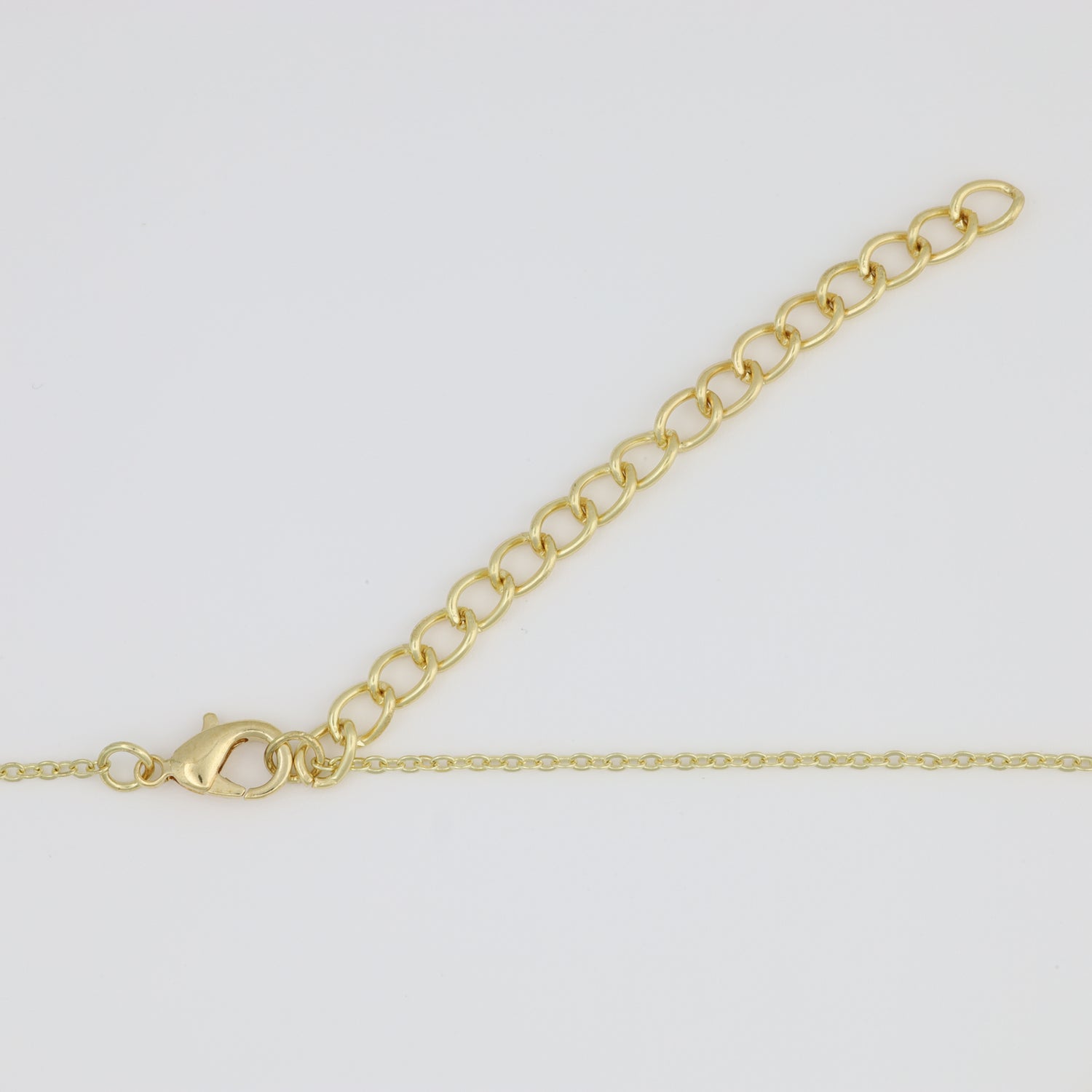 Necklace With Cable Link And Evel Eye Pendant
