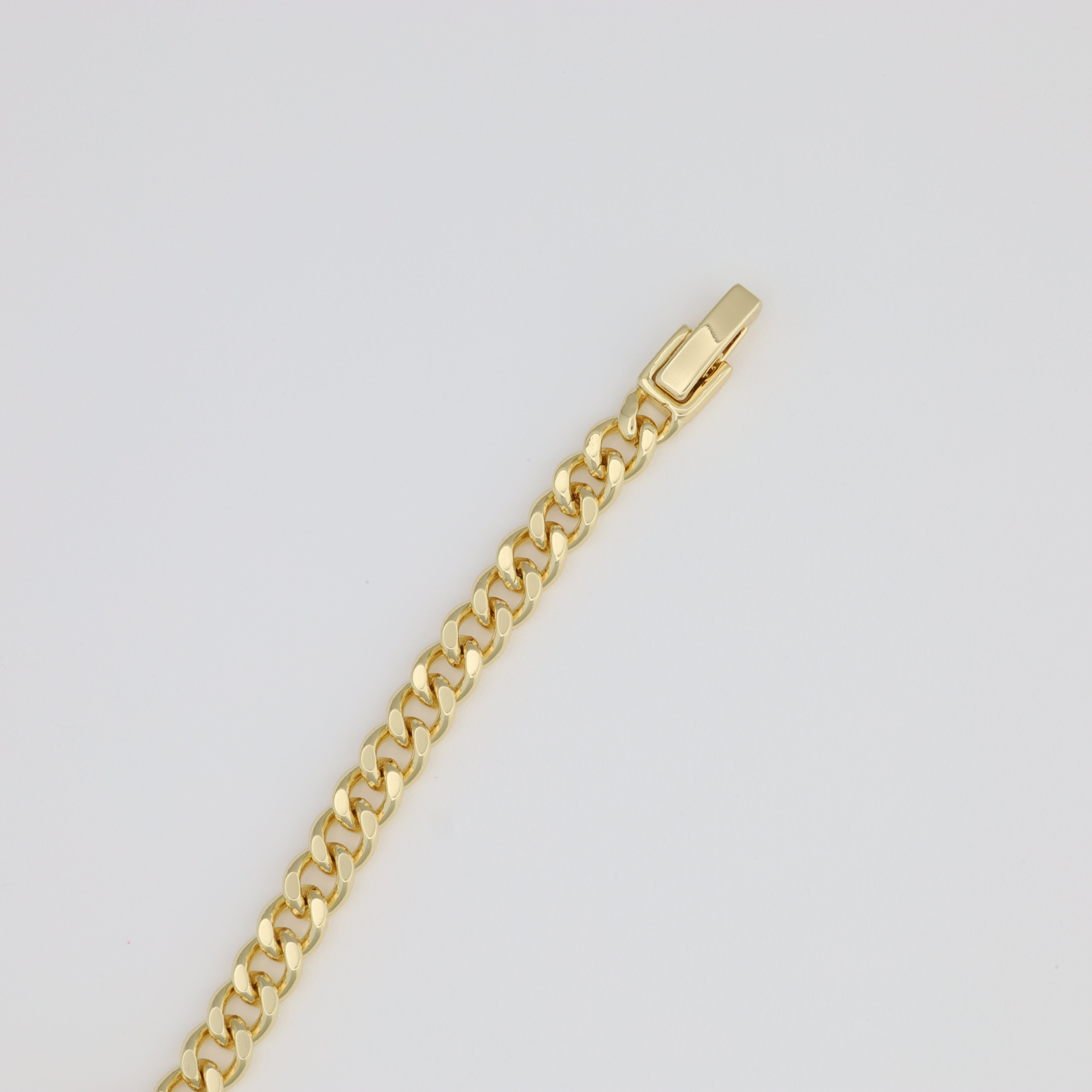 Cat Bracelet whit Cuban Link and Tennis clasp