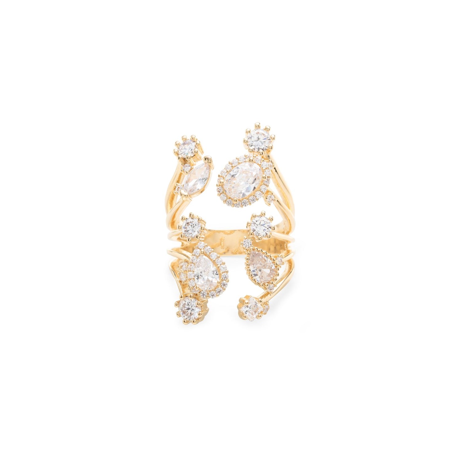 White Zirconia Luxury Ring