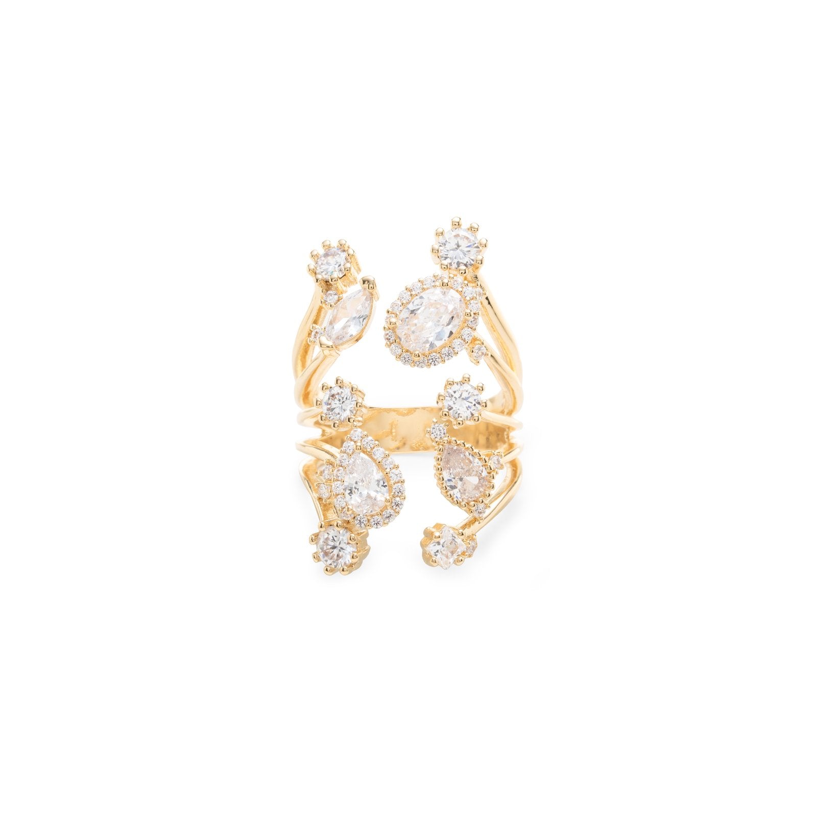 White Zirconia Luxury Ring